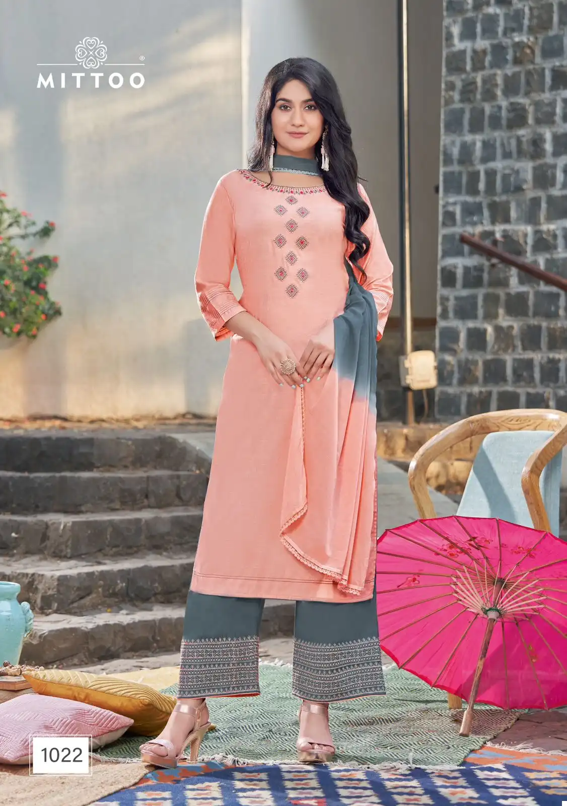 Mittoo Saara Vol 3 Heavy Rayon Wholesale Readymade Suits Catalog — Wholesale Salwar Suits, Mittoo wholesale from Surat - Gallery Image 4