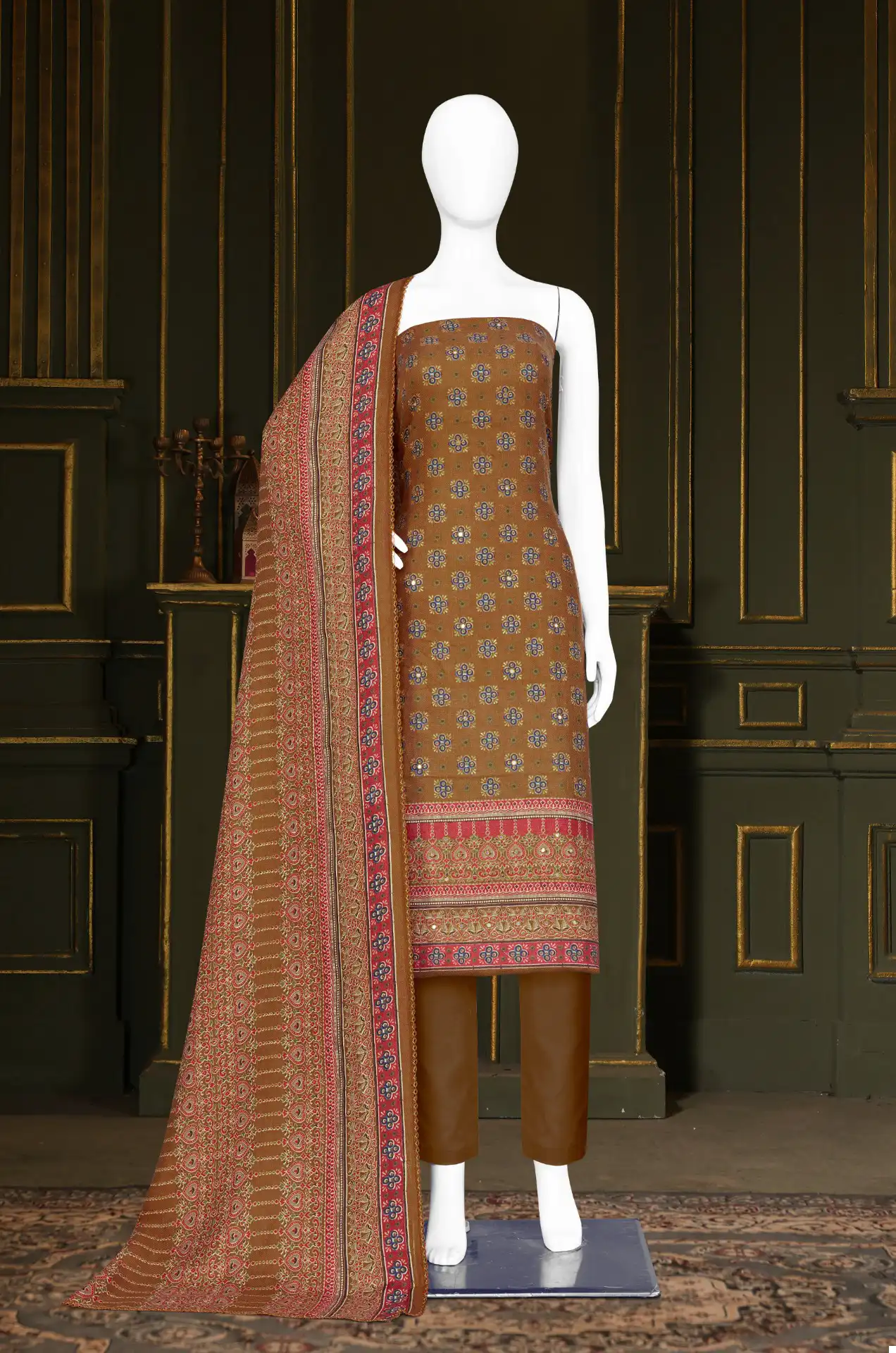 Bipson Safari 2342 Pure Woollen Safari Pashmina Wholesale Winter Wear Salwar Suit Catalog — Wholesale Salwar Suits, MPA wholesale from Surat - Gallery Image 2