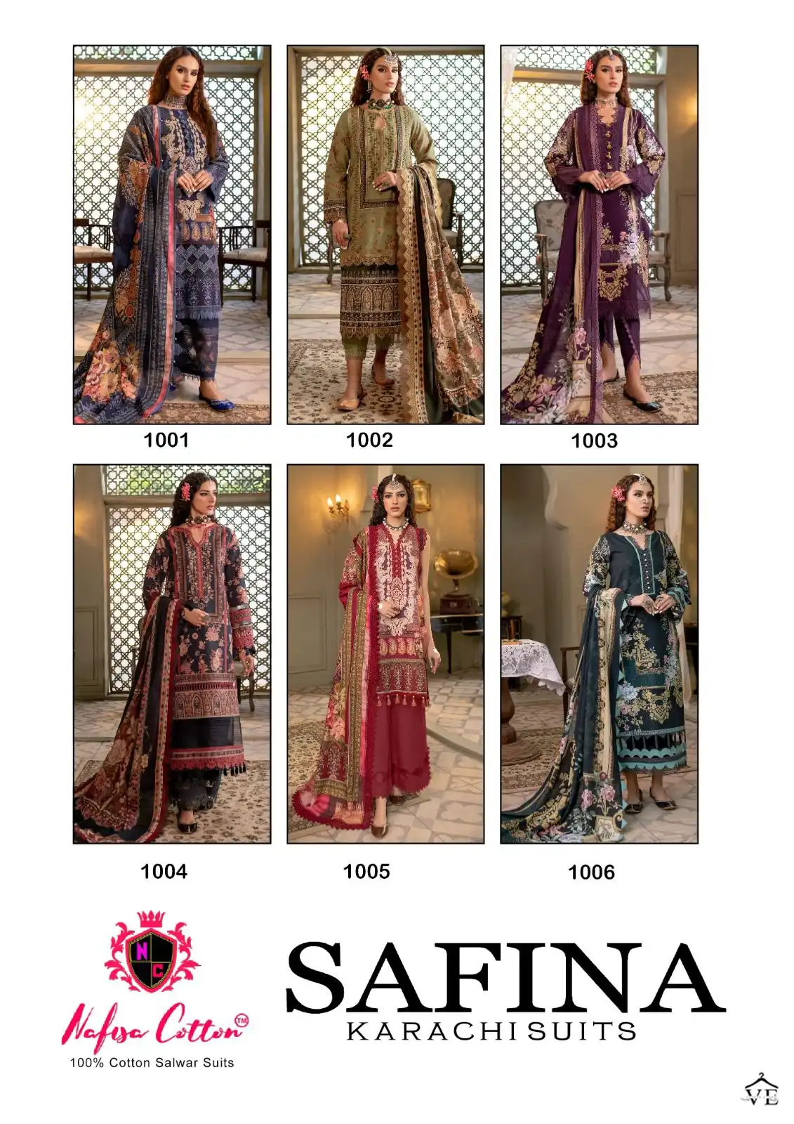 Nafisa Safina Cotton Wholesale Pakistani Salwar Suit Catalog — Wholesale Salwar Suits, MPA wholesale from Surat — view 13