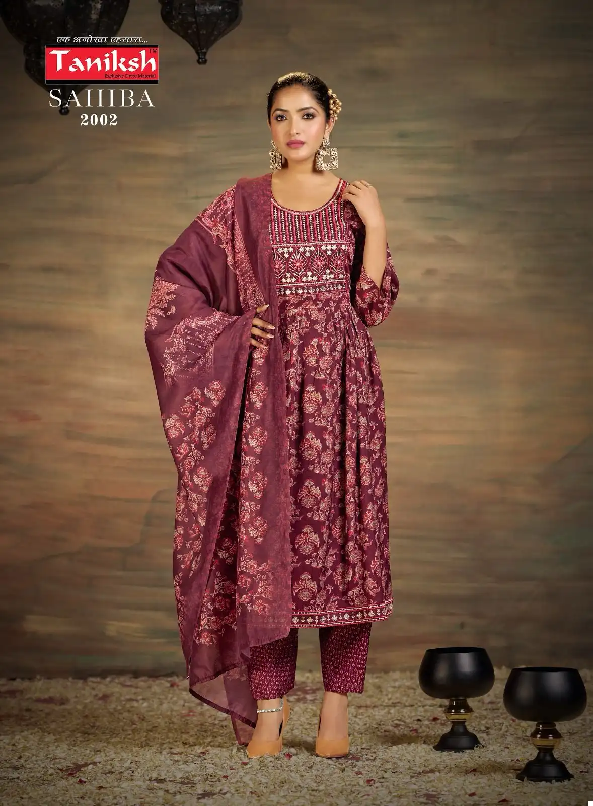 Taniksh Sahiba Vol 2 Muslin Print Wholesale Readymade Salwar Suit Catalog — Wholesale Salwar Suits, MPA wholesale from Surat - Gallery Image 3
