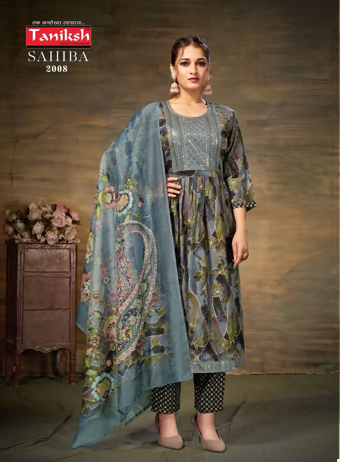 Taniksh Sahiba Vol 2 Muslin Print Wholesale Readymade Salwar Suit Catalog — Wholesale Salwar Suits, MPA wholesale from Surat - Gallery Image 7