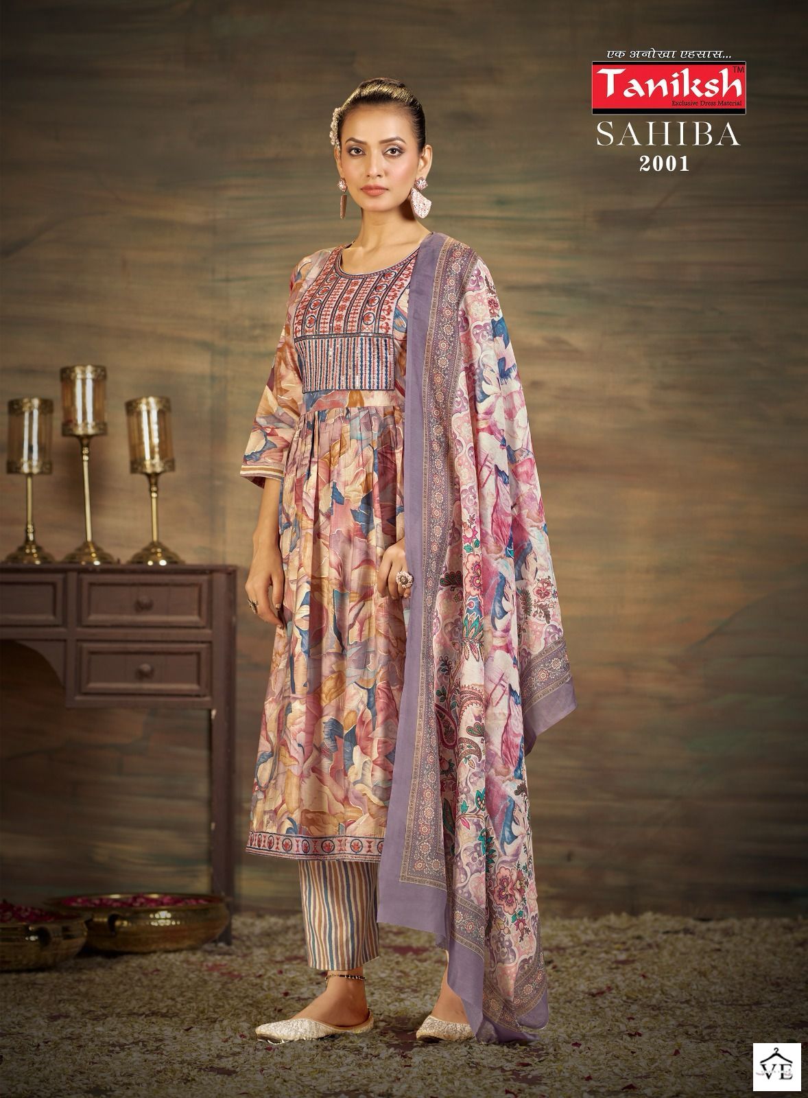 Taniksh Sahiba Vol 2 Muslin Wholesale Nyra Cut Style Designer Readymade Salwar Suit Catalog - 8 Pcs Set — Wholesale Salwar Suits, MPA wholesale from Surat - Gallery Image 4