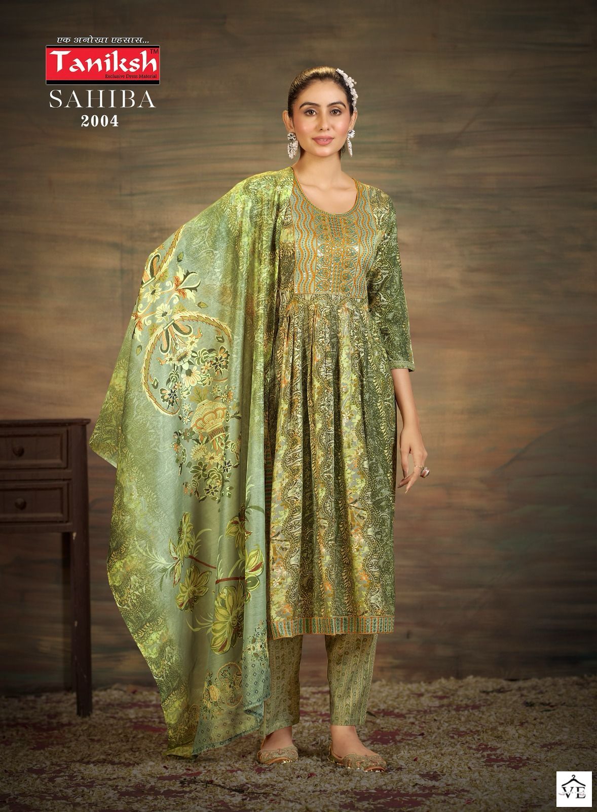 Taniksh Sahiba Vol 2 Muslin Wholesale Nyra Cut Style Designer Readymade Salwar Suit Catalog - 8 Pcs Set — Wholesale Salwar Suits, MPA wholesale from Surat - Gallery Image 6