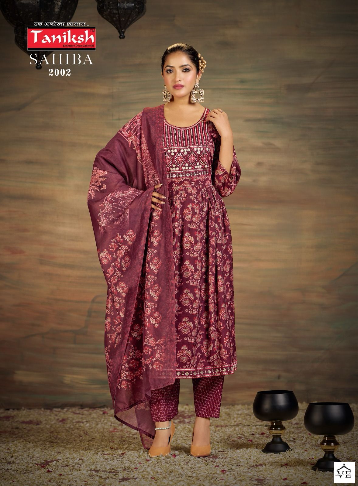 Taniksh Sahiba Vol 2 Muslin Wholesale Nyra Cut Style Designer Readymade Salwar Suit Catalog - 8 Pcs Set — Wholesale Salwar Suits, MPA wholesale from Surat - Gallery Image 7