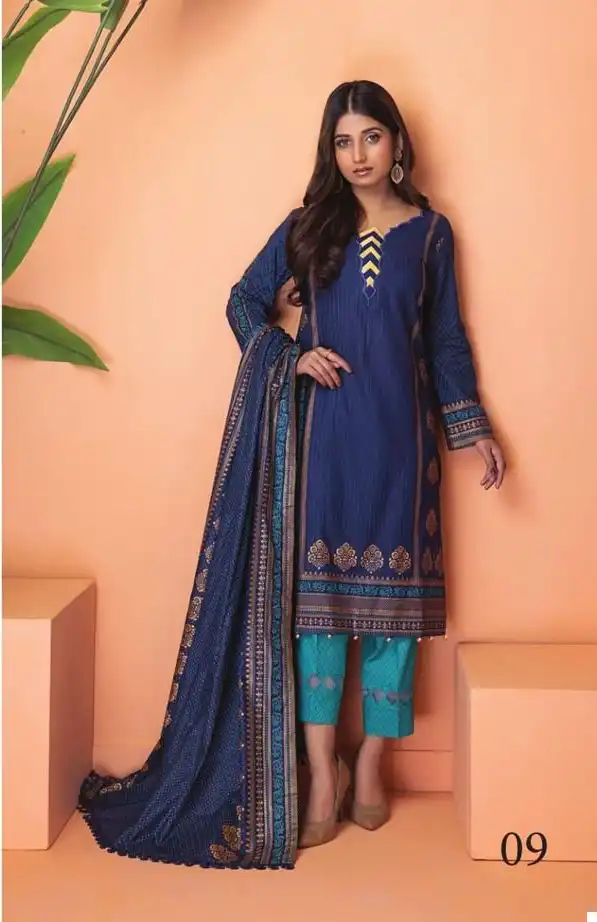VE Sahil Printed Lawn Vol 2 - 2023 Lawn Wholesale Pakistani Suit Catalog — Wholesale Salwar Suits, MPA wholesale from Surat - Gallery Image 2
