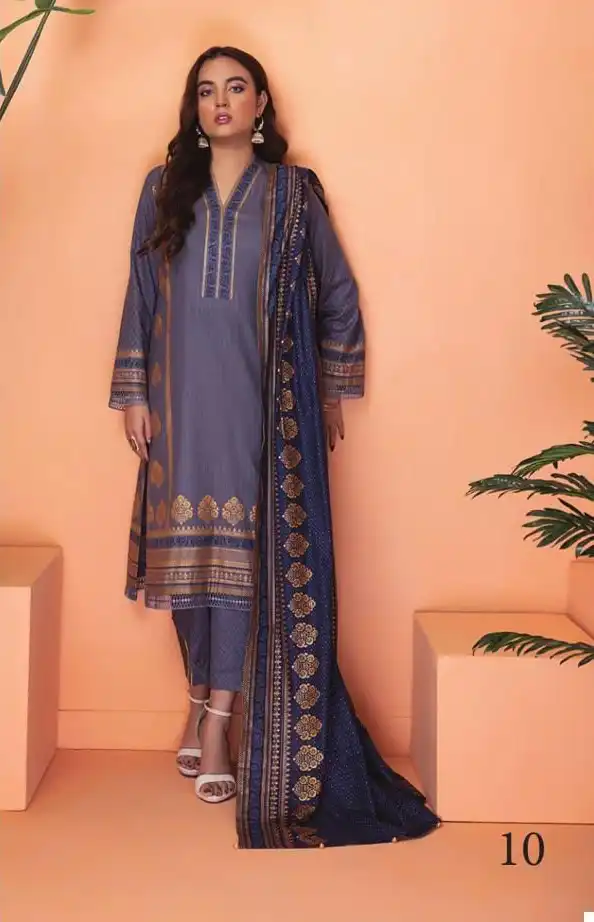 VE Sahil Printed Lawn Vol 2 - 2023 Lawn Wholesale Pakistani Suit Catalog — Wholesale Salwar Suits, MPA wholesale from Surat - Gallery Image 3