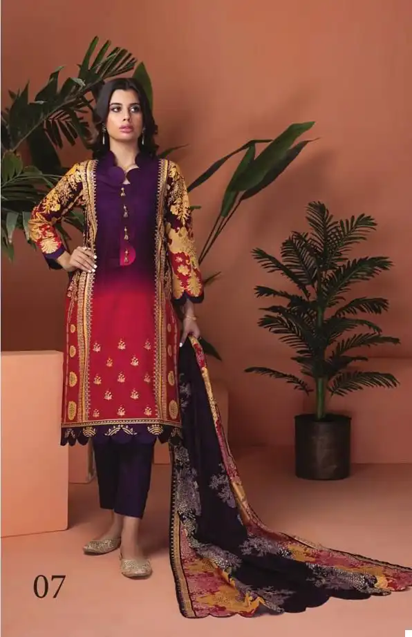 VE Sahil Printed Lawn Vol 2 - 2023 Lawn Wholesale Pakistani Suit Catalog — Wholesale Salwar Suits, MPA wholesale from Surat - Gallery Image 5