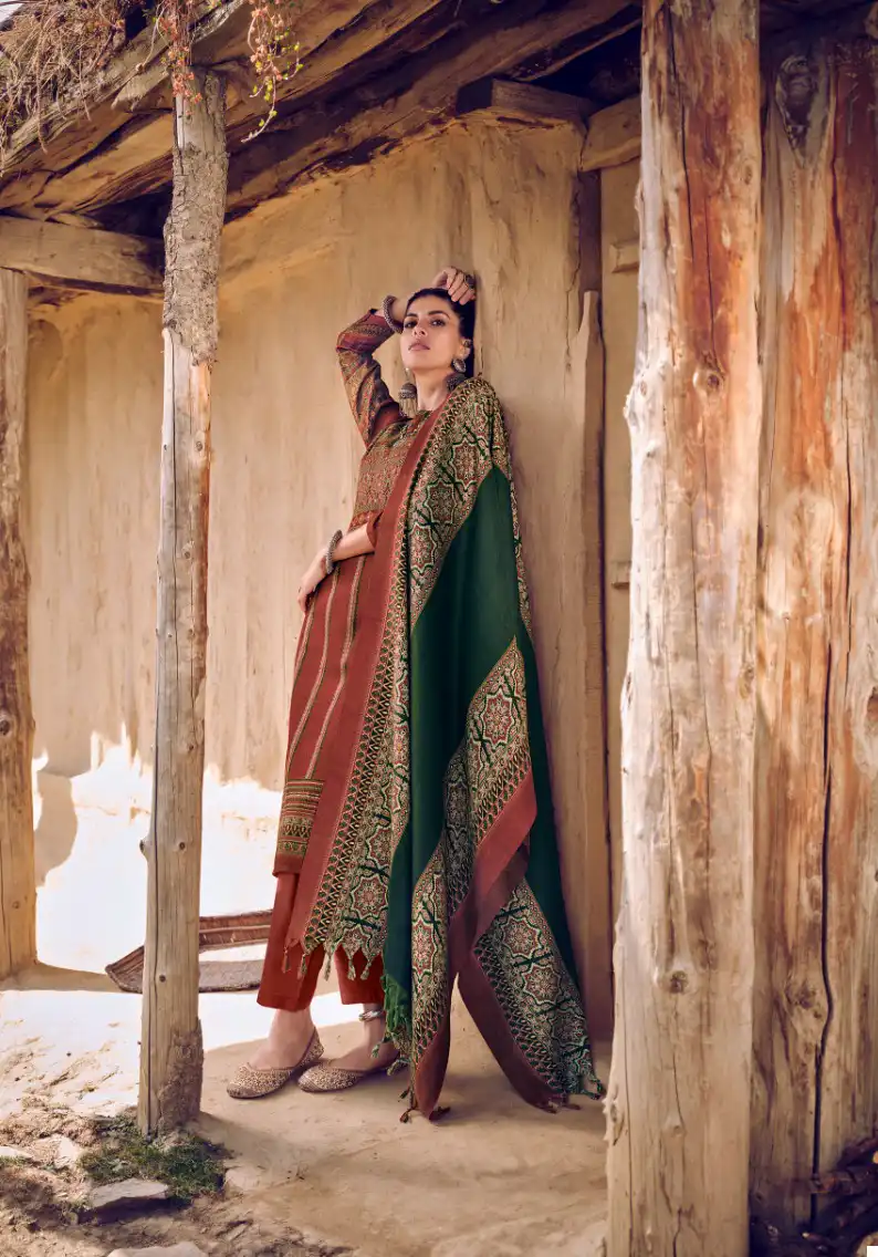 Belliza Saiba Woolen Pashmina Wholesale Winter Wear Salwar Suit Catalog - 8 Pcs Set — Wholesale Salwar Suits, Belliza Designer wholesale from Surat - Gallery Image 5