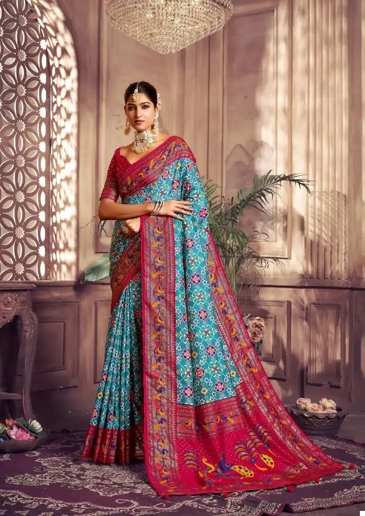 Mahamani Sairaa Heavy Tusser Dola Silk Wholesale Saree Catalog — Wholesale Sarees, MPA wholesale from Surat - Gallery Image 3