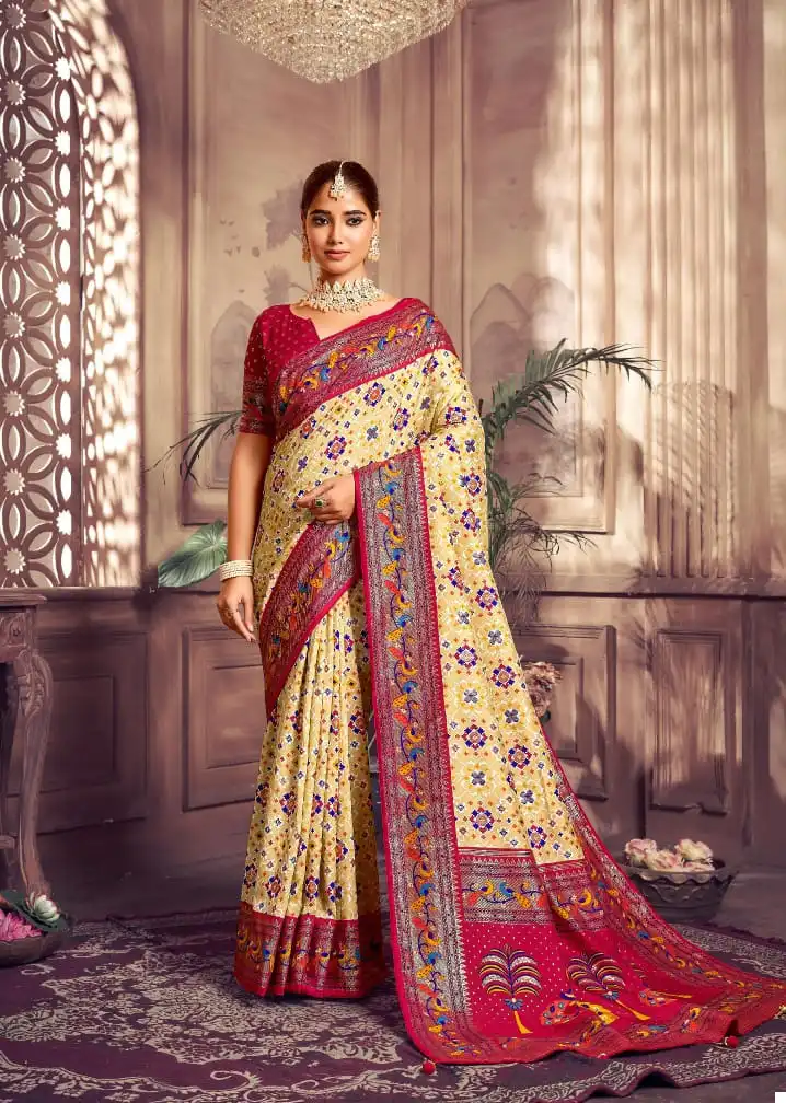 Mahamani Sairaa Heavy Tusser Dola Silk Wholesale Saree Catalog — Wholesale Sarees, MPA wholesale from Surat - Gallery Image 6