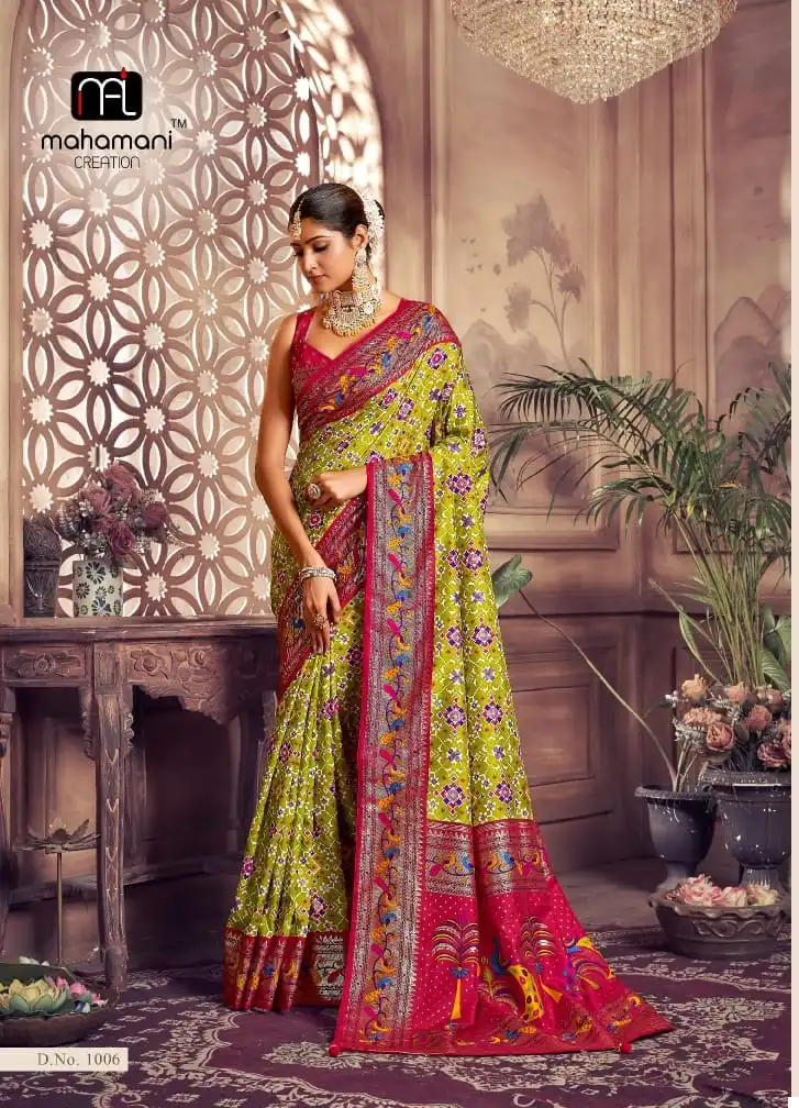 Mahamani Sairaa Heavy Tusser Dola Silk Wholesale Saree Catalog — Wholesale Sarees, MPA wholesale from Surat - Gallery Image 2