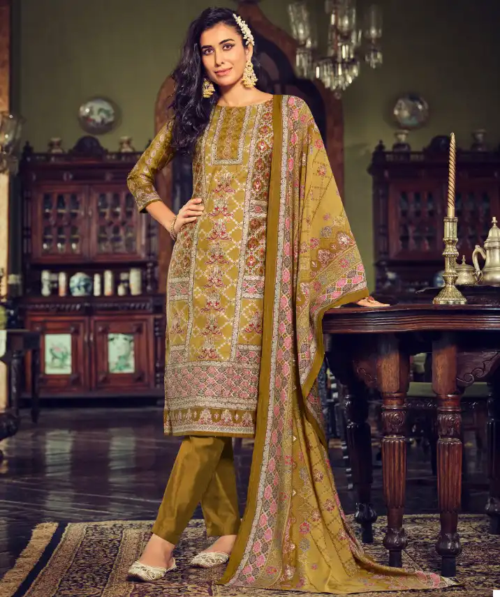 Belliza Designer Sajda Viscose Wholesale Exclusive Heavy Hand Work Salwar Suit Catalog — Wholesale Salwar Suits, Belliza Designer wholesale from Surat — view 1
