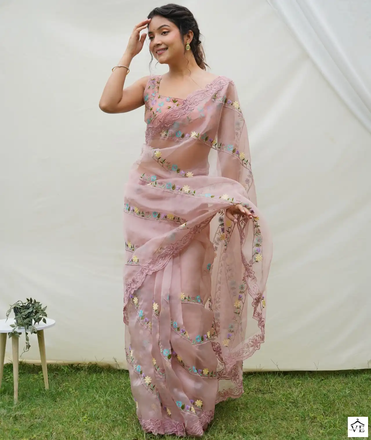Shree Trends Samyukta Organza Wholesale Designer Sarees — Wholesale Sarees, MPA wholesale from Surat — view 1