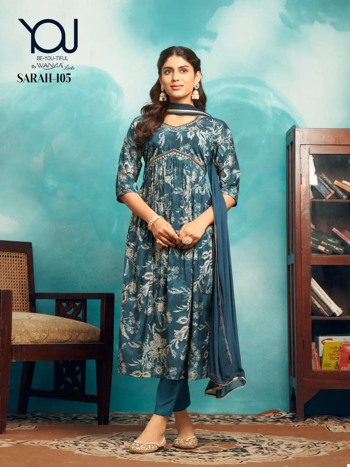 Wanna Sarah Rayon Wholesale Fancy Hand Work Alia Cut Pattern Kurti Combo Set Catalogc — Wholesale Salwar Suits, MPA wholesale from Surat - Gallery Image 2