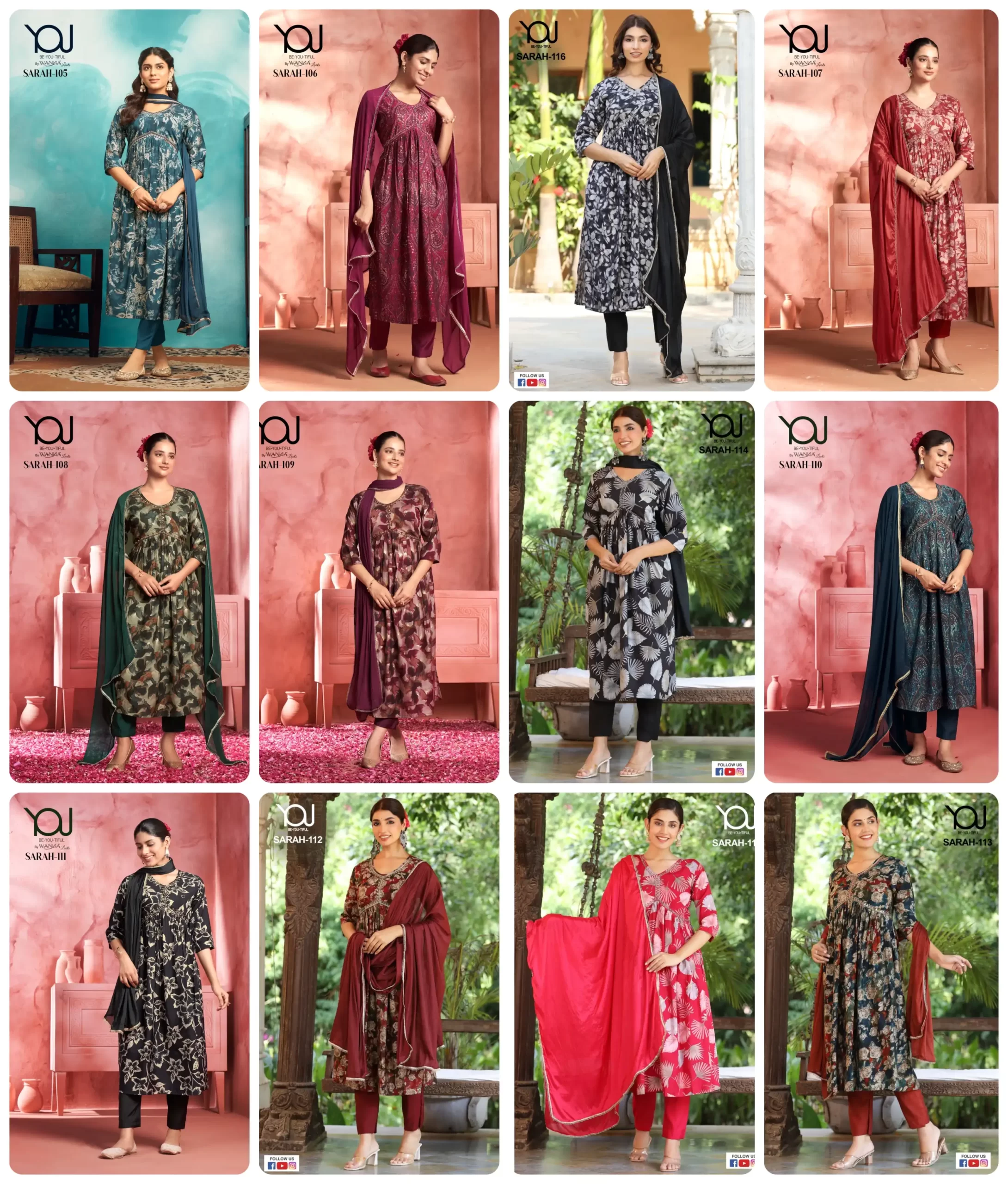 Wanna Sarah Rayon Wholesale Fancy Hand Work Alia Cut Pattern Kurti Combo Set Catalogc — Wholesale Salwar Suits, MPA wholesale from Surat — view 13