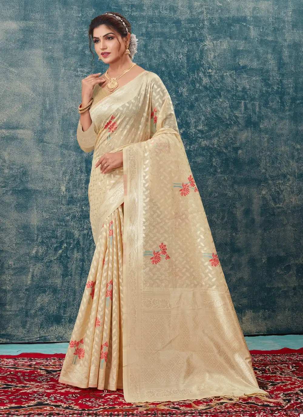 Sangam Sarika Kota Cotton Wholesale Wedding Saree Catalog — Wholesale Sarees, MPA wholesale from Surat — view 4