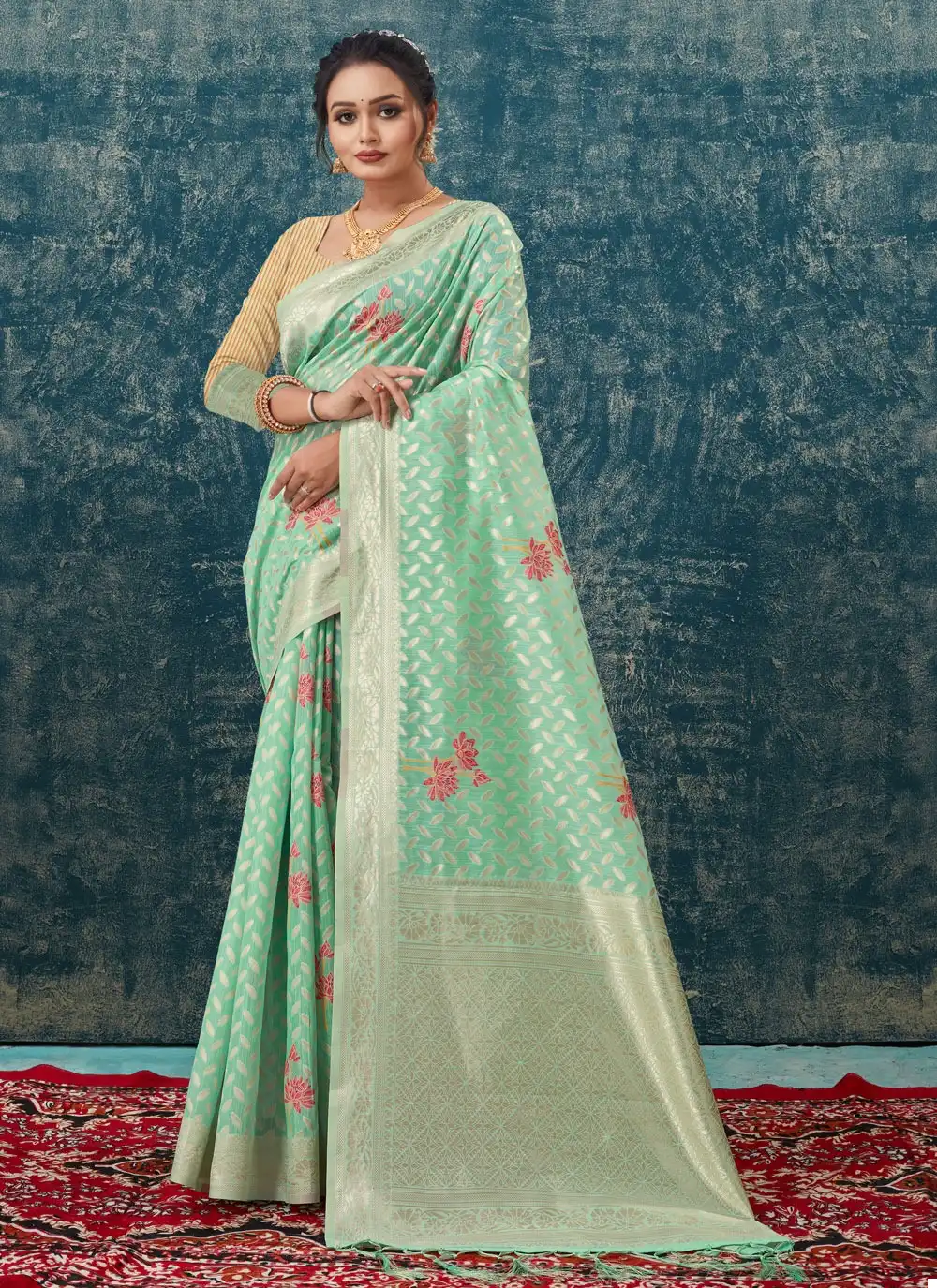 Sangam Sarika Kota Cotton Wholesale Wedding Saree Catalog — Wholesale Sarees, MPA wholesale from Surat — view 2