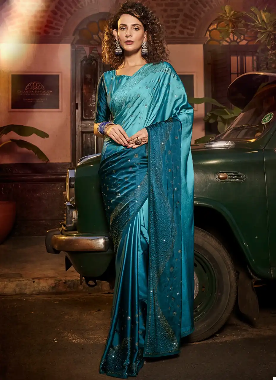KF Satin Vol 1 Satin Silk Wholesale Designer Saree Catalog — Wholesale Sarees, MPA wholesale from Surat - Gallery Image 3