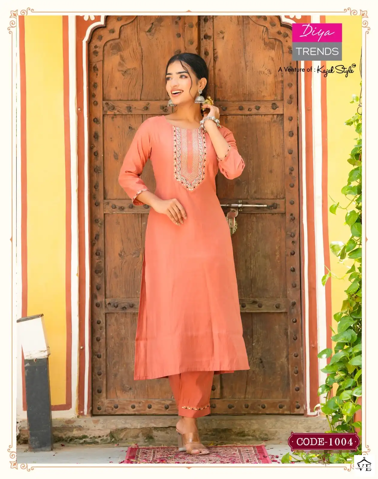 Diya Trends Satrangi Vol 1 Heavy Maslin Wholesale Fancy Kurtis Catalog — Wholesale Kurtis, Diya Trends wholesale from Surat - Gallery Image 4