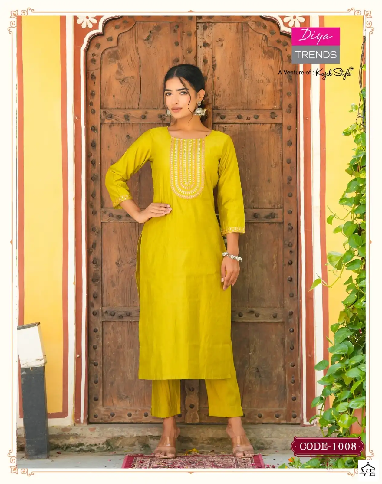 Diya Trends Satrangi Vol 1 Heavy Maslin Wholesale Fancy Kurtis Catalog — Wholesale Kurtis, Diya Trends wholesale from Surat - Gallery Image 7
