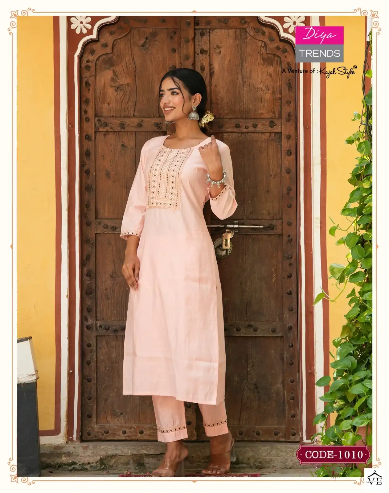 Diya Trends Satrangi Vol 1 Heavy Maslin Wholesale Fancy Kurtis Catalog — Wholesale Kurtis, Diya Trends wholesale from Surat - Gallery Image 9