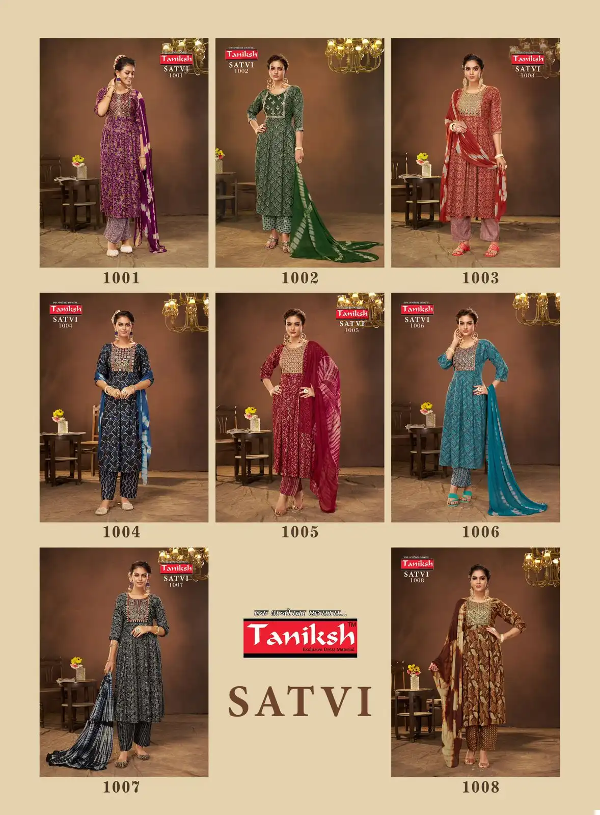 Taniksh Satvi Capsule Print Wholesale Anarkali Style Readymade Suits Catalog — Wholesale Salwar Suits, MPA wholesale from Surat — view 9