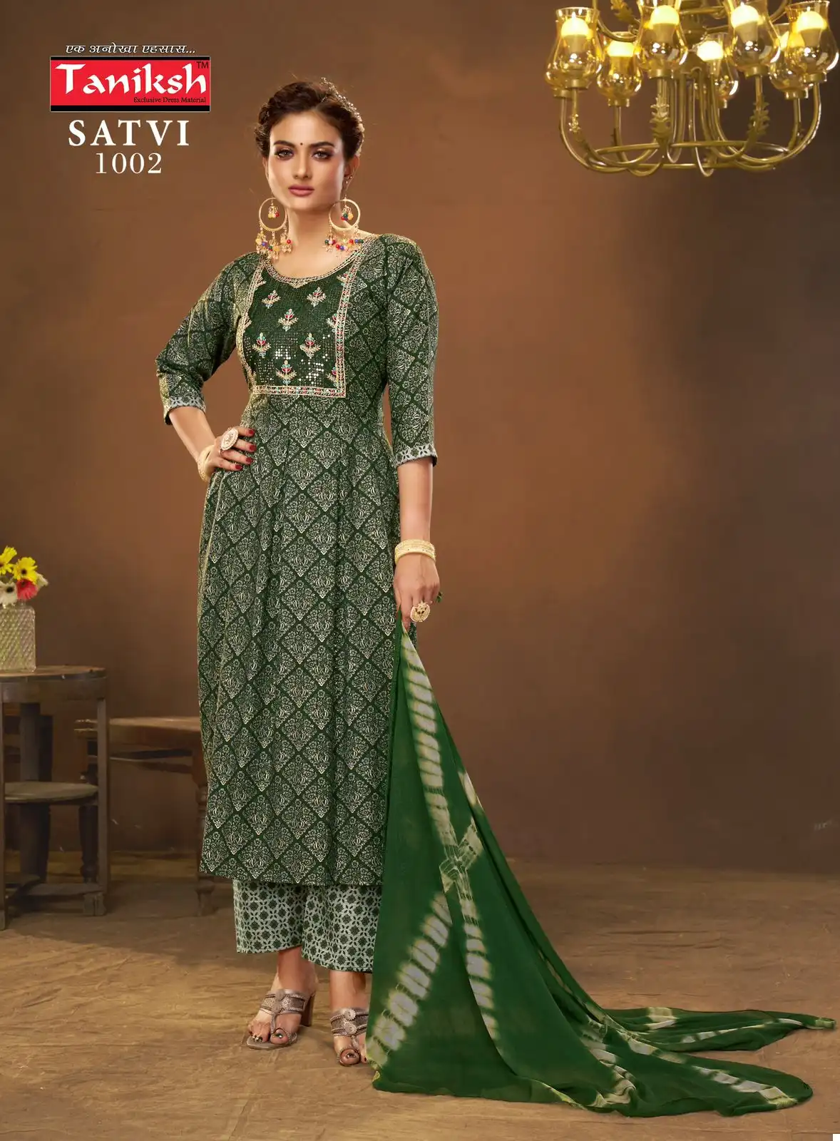 Taniksh Satvi Capsule Print Wholesale Anarkali Style Readymade Suits Catalog — Wholesale Salwar Suits, MPA wholesale from Surat - Gallery Image 2