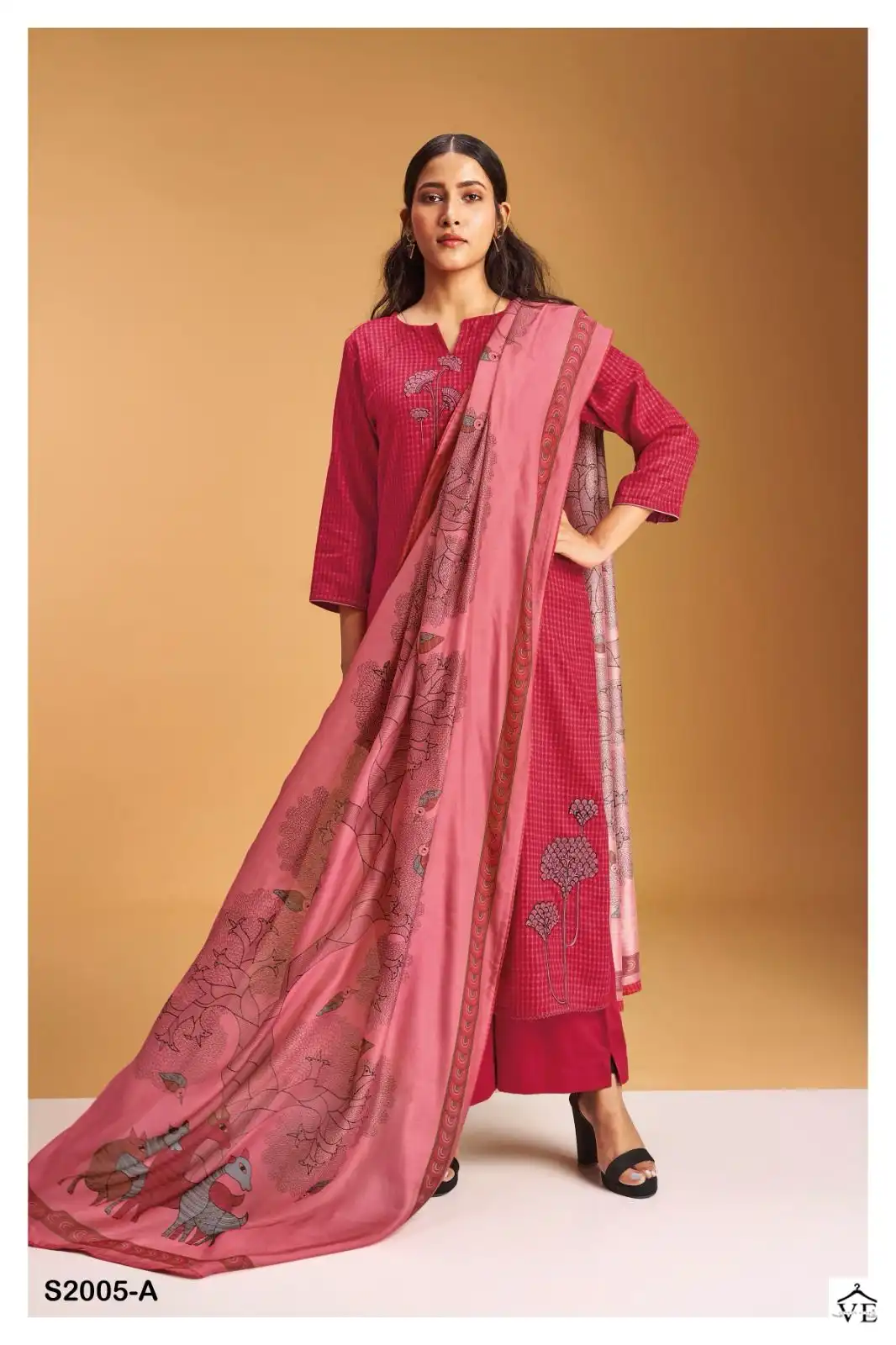 Ganga Seona 2005 Premium Pure Pashmina Wholesale Designer Winter Wear Salwar Suit Catalog — Wholesale Salwar Suits, Ganga wholesale from Surat - Gallery Image 2