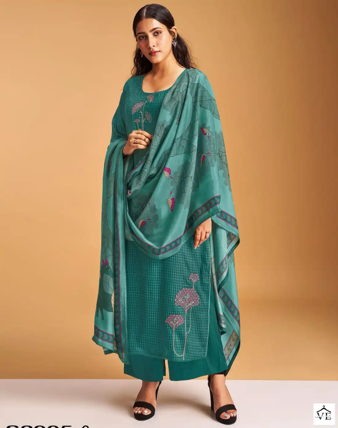 Ganga Seona 2005 Premium Pure Pashmina Wholesale Designer Winter Wear Salwar Suit Catalog — Wholesale Salwar Suits, Ganga wholesale from Surat — view 1