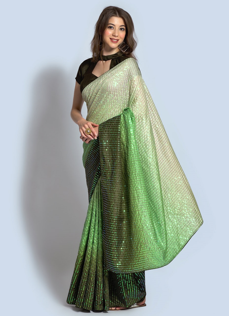 VE Sequence Vol 3 Fancy Wholesale Party Wear Saree Catalog — Wholesale Sarees, MPA wholesale from Surat — view 2