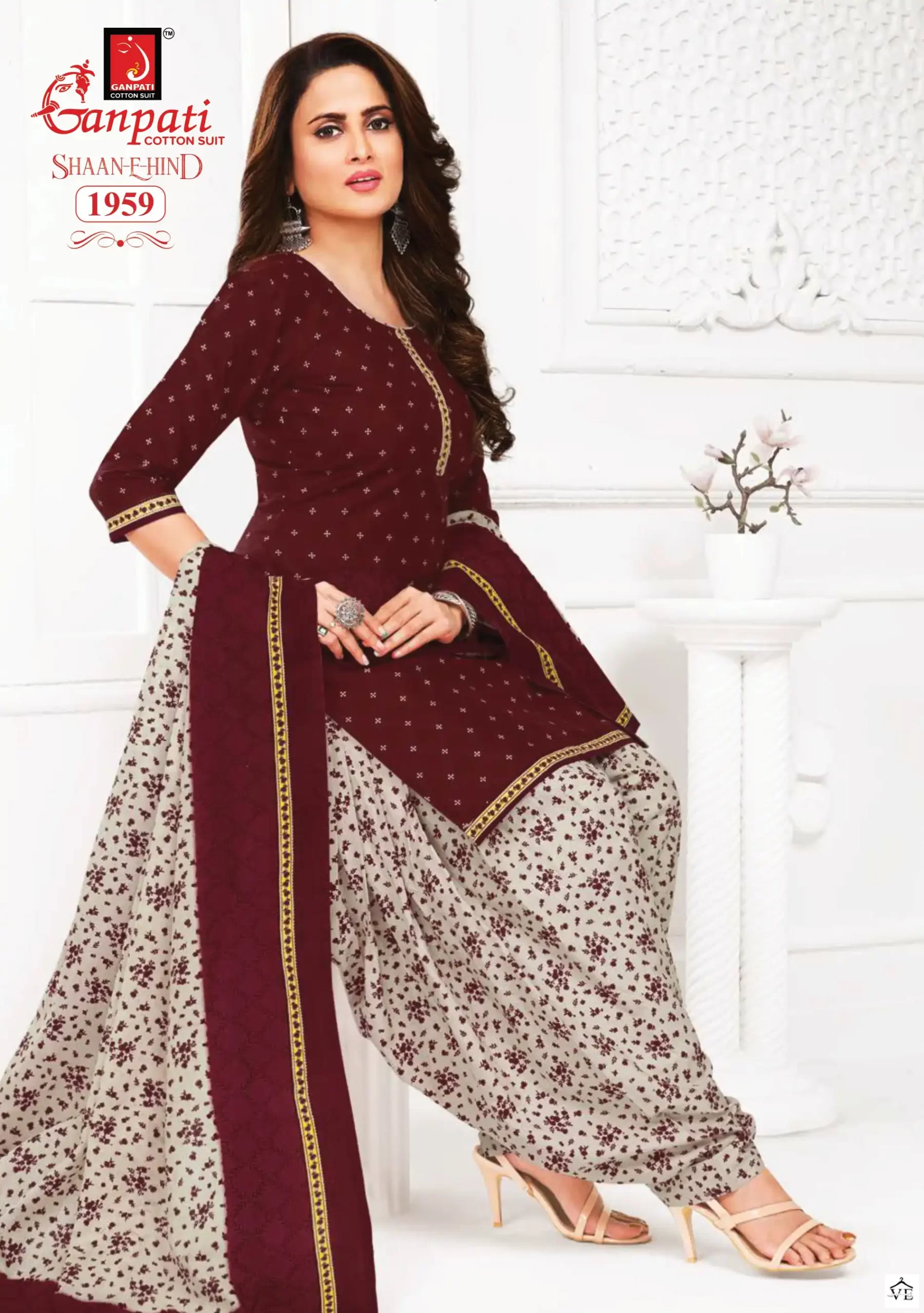 Ganpati Shaan E Hind Vol 8 Cotton Wholesale Salwar Suit Catalog — Wholesale Salwar Suits, Ganpati wholesale from Surat — view 9