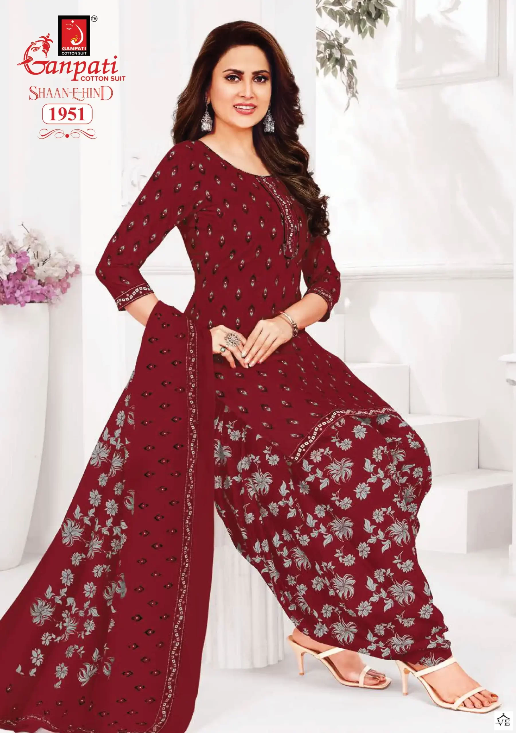 Ganpati Shaan E Hind Vol 8 Cotton Wholesale Salwar Suit Catalog — Wholesale Salwar Suits, Ganpati wholesale from Surat — view 2