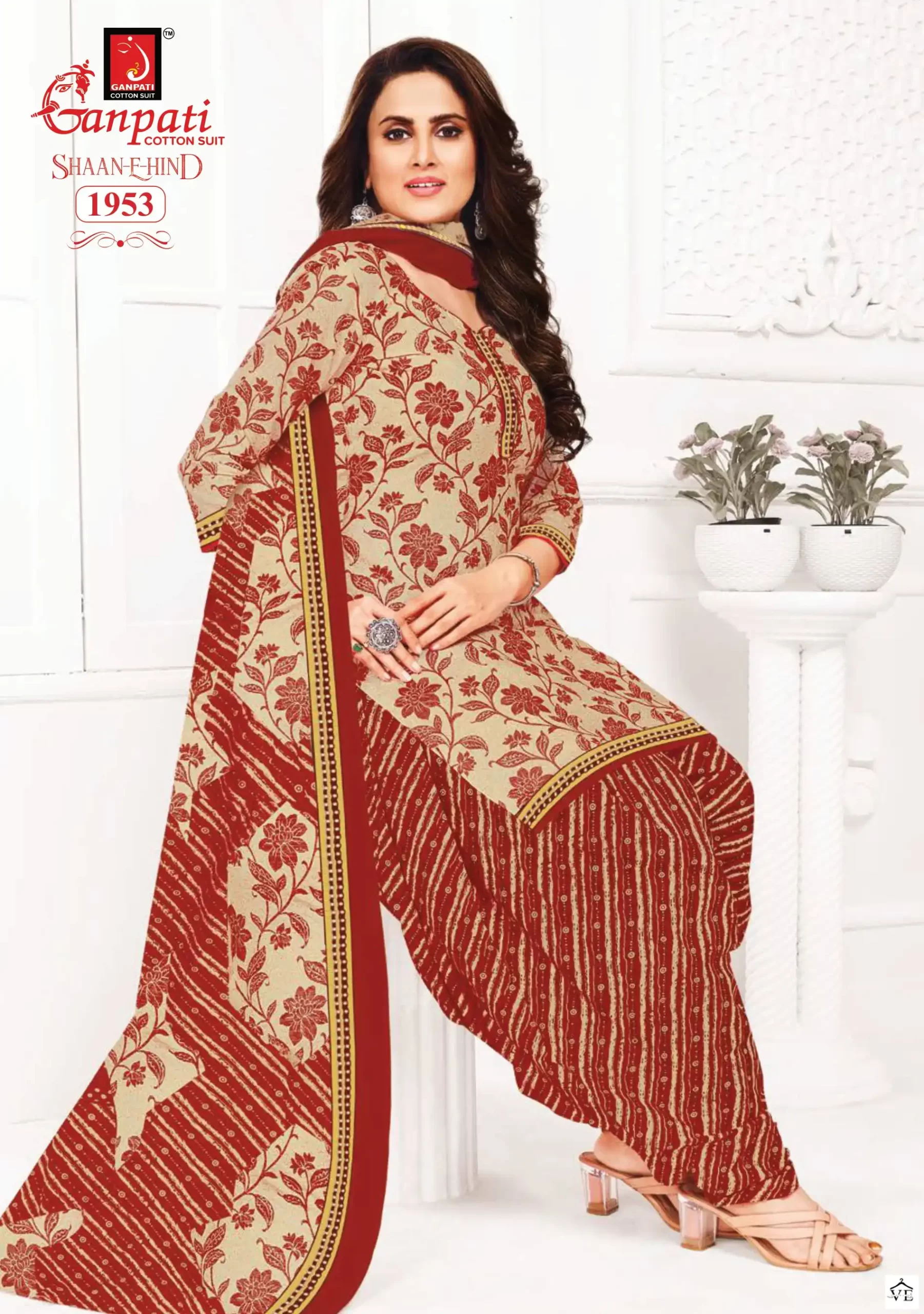 Ganpati Shaan E Hind Vol 8 Cotton Wholesale Salwar Suit Catalog — Wholesale Salwar Suits, Ganpati wholesale from Surat — view 3
