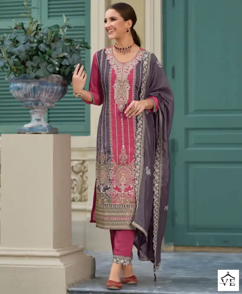 Zaveri Shanya Premium Silk Wholesale Readymade Designer Suits Catalog — Wholesale Salwar Suits, MPA wholesale from Surat — view 1