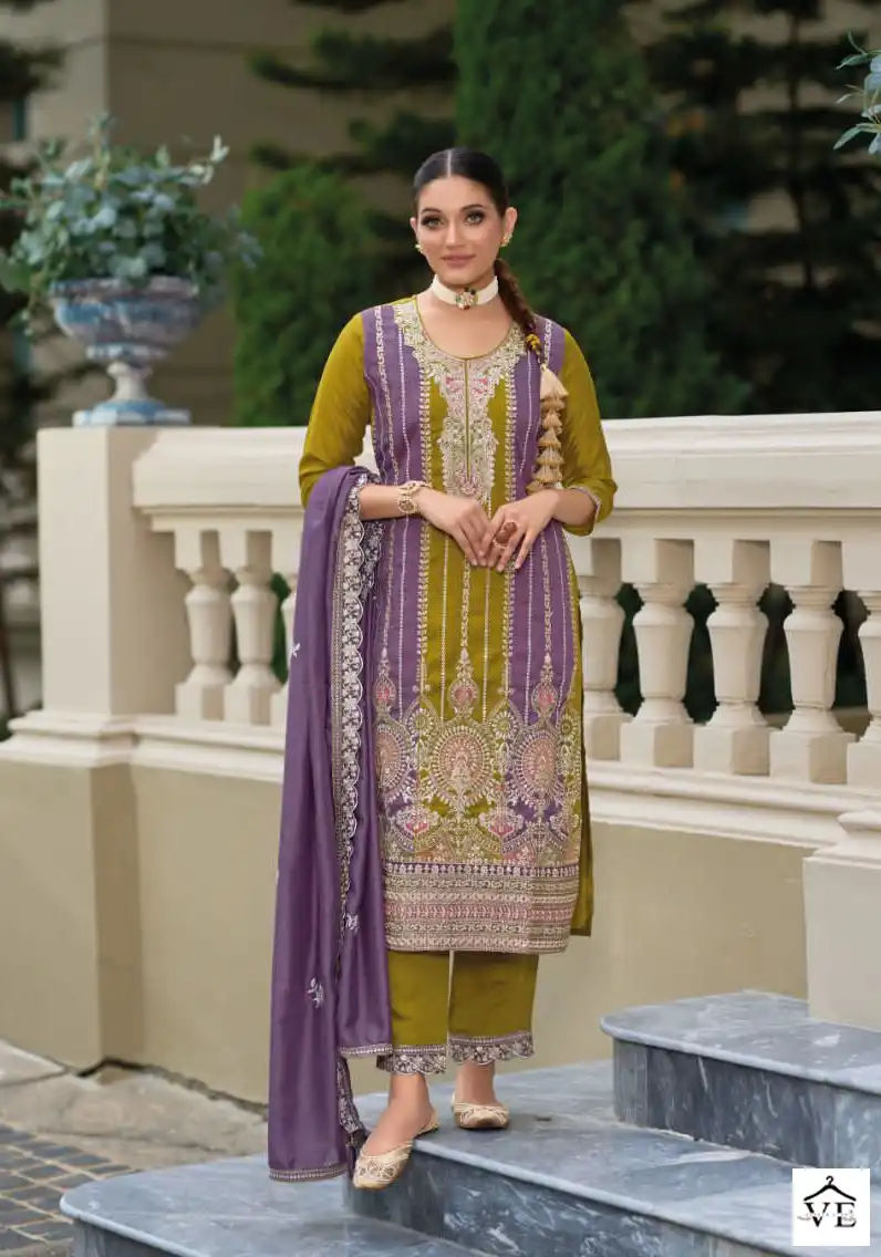 Zaveri Shanya Premium Silk Wholesale Readymade Designer Suits Catalog — Wholesale Salwar Suits, MPA wholesale from Surat - Gallery Image 2