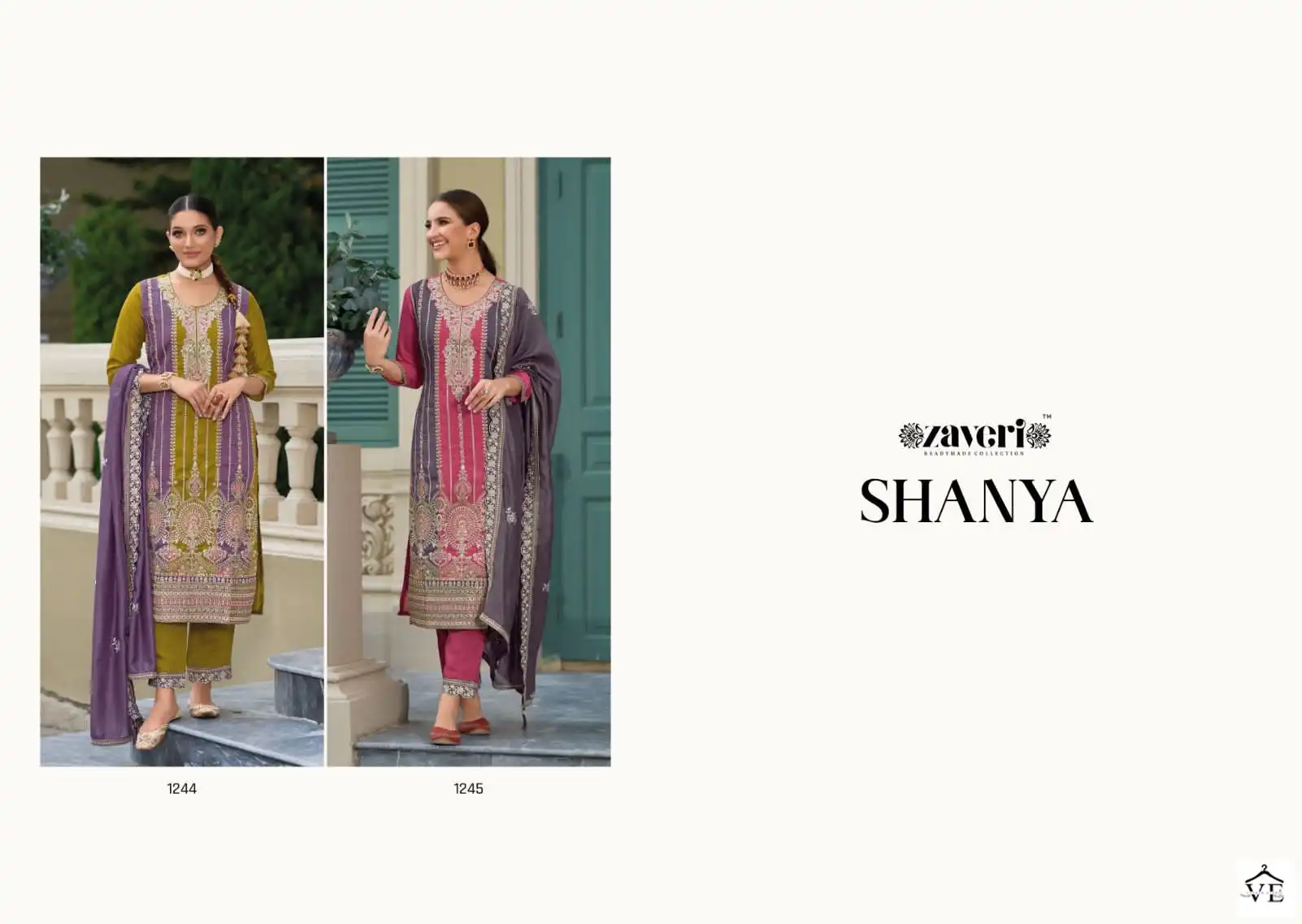 Zaveri Shanya Premium Silk Wholesale Readymade Designer Suits Catalog — Wholesale Salwar Suits, MPA wholesale from Surat — view 3