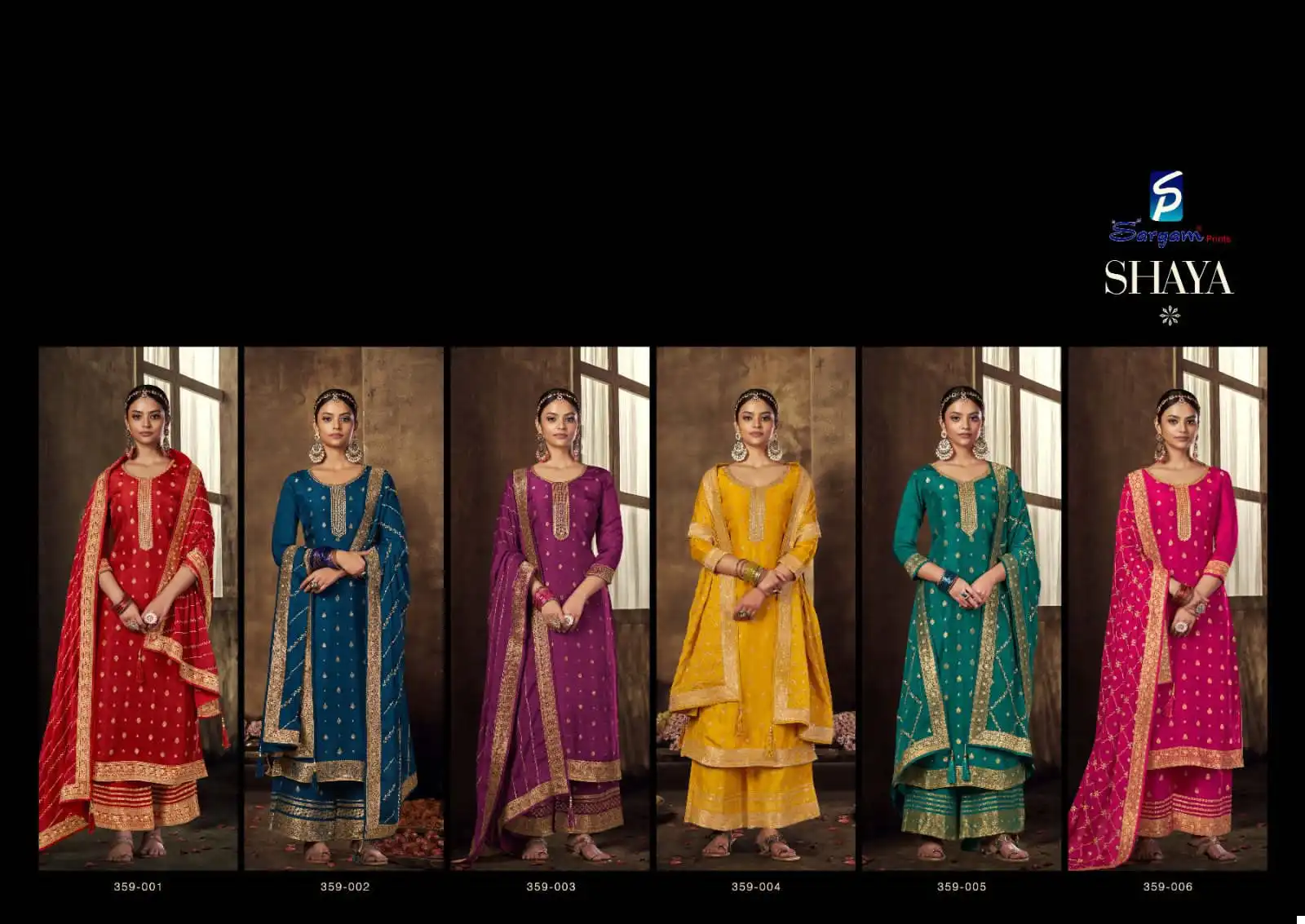 Sargam Shaya Pure Viscose Russian Jacquard Wholesale Designer Salwar Suit Catalog — Wholesale Salwar Suits, MPA wholesale from Surat — view 7