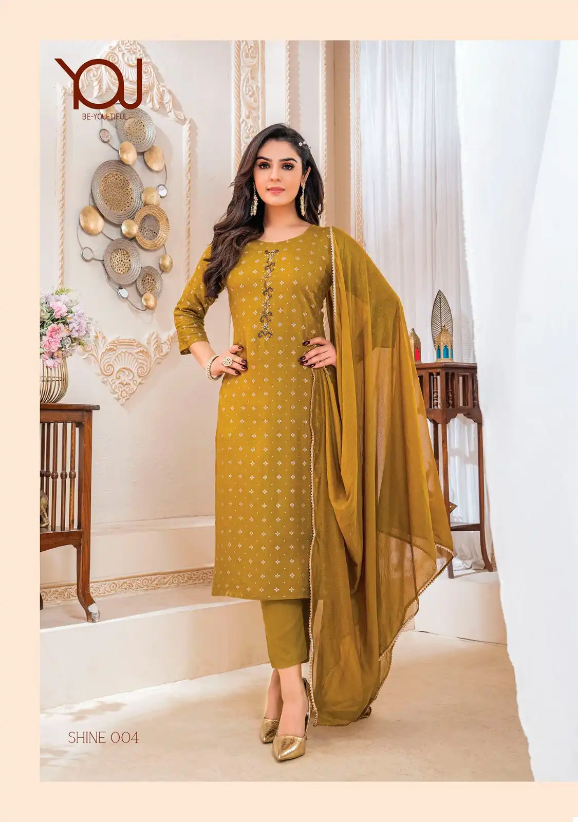 Wanna Shine Rayon Wholesale Readymade Salwar Suit Catalog — Wholesale Salwar Suits, MPA wholesale from Surat - Gallery Image 4
