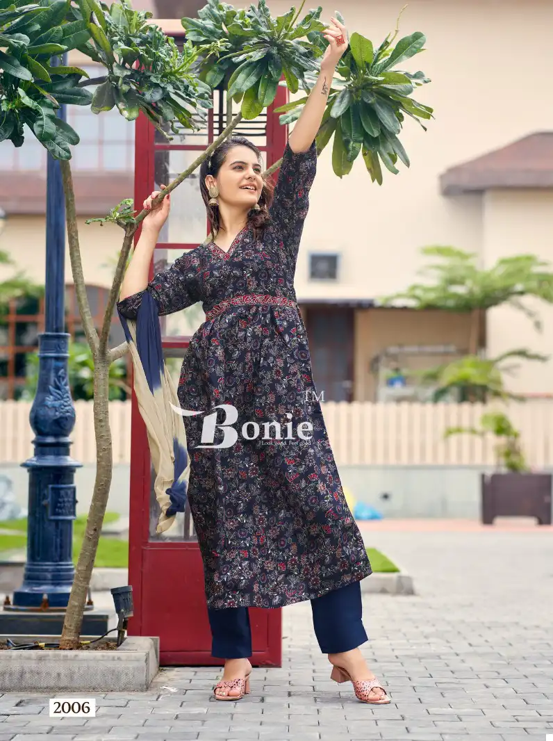Bonie Shreya Vol 2 Heavy Chanderi Wholesale Readymade Suits Catalog — Wholesale Salwar Suits, bonie wholesale from Surat - Gallery Image 6