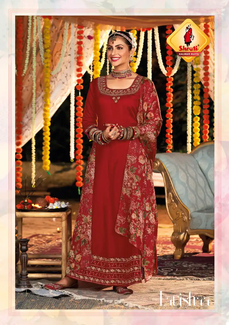 Shruti Shringar Vol 2 Viscose Wholesale Designer Readymade Festive Wear Salwar Suit Catalog — Wholesale Salwar Suits, MPA wholesale from Surat - Gallery Image 3