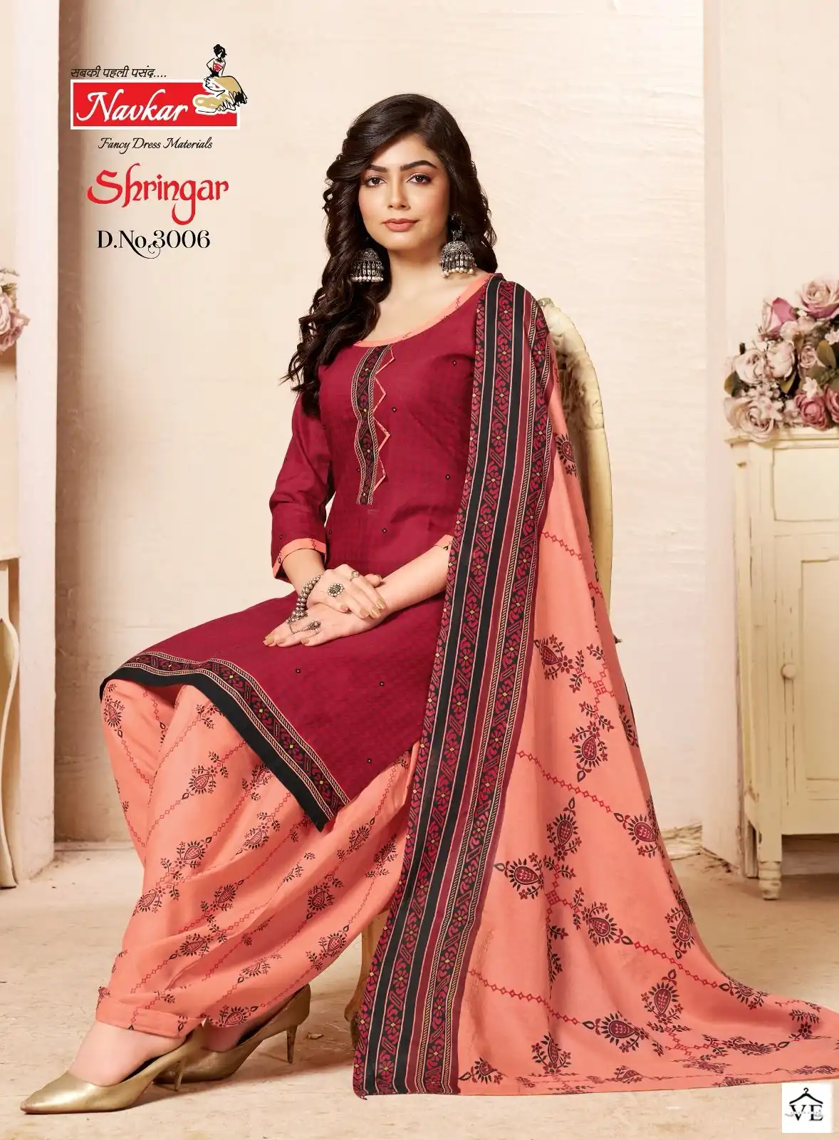 Navkar Shringar Vol 3 Cotton Wholesale Readymade Patiyala Salwar Suit Catalog - 15 Pcs Set — Wholesale Salwar Suits, MPA wholesale from Surat — view 12