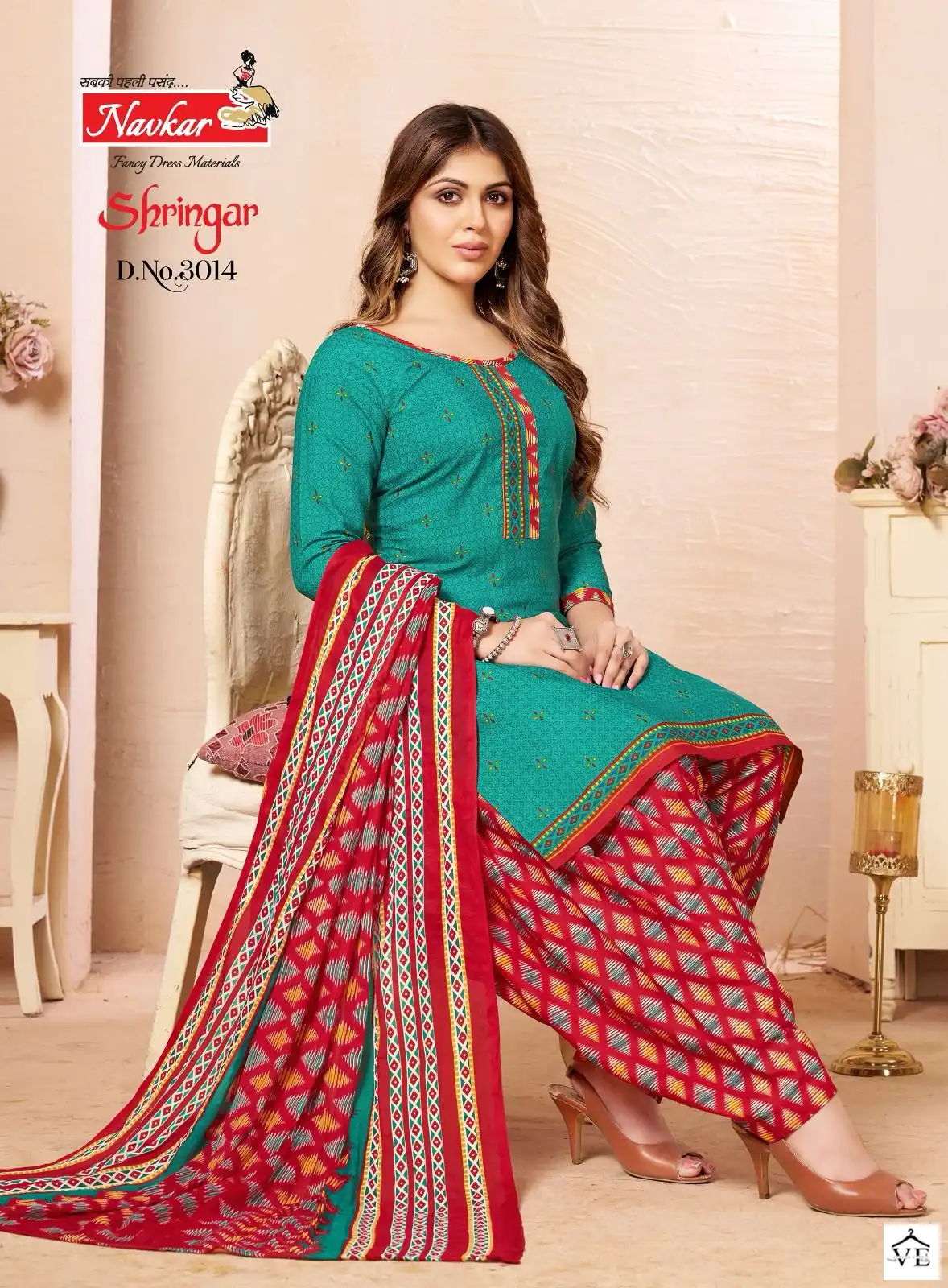 Navkar Shringar Vol 3 Cotton Wholesale Readymade Patiyala Salwar Suit Catalog - 15 Pcs Set — Wholesale Salwar Suits, MPA wholesale from Surat — view 4
