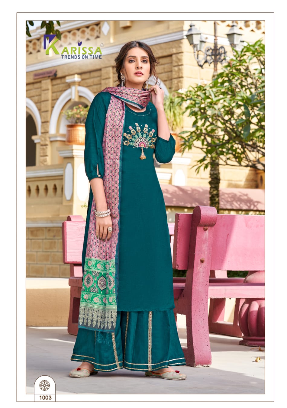 Karissa Shrivalli Premium Dola Silk Wholesale Readymade Suits Catalog — Wholesale Salwar Suits, Karissa wholesale from Surat - Gallery Image 4