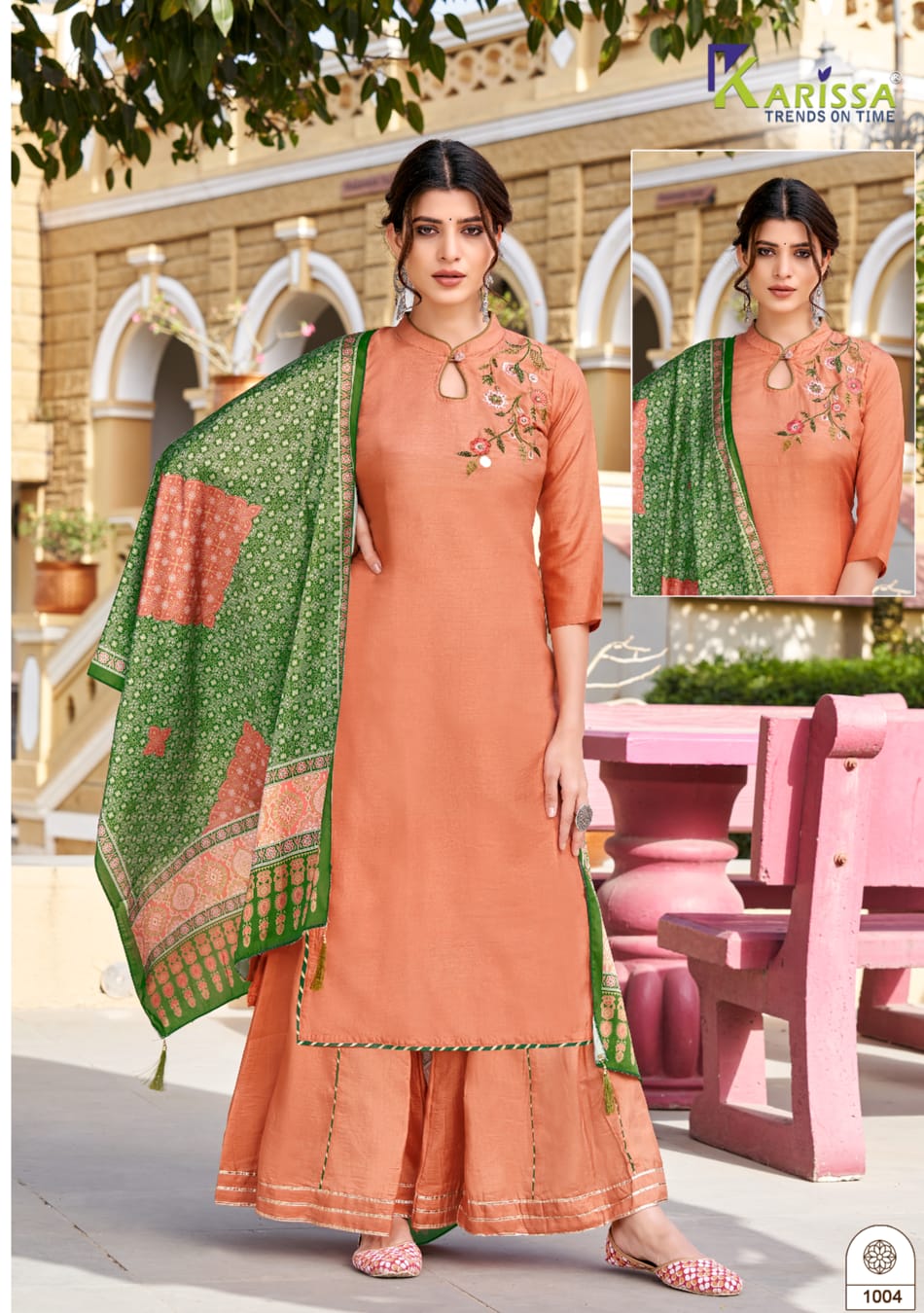 Karissa Shrivalli Premium Dola Silk Wholesale Readymade Suits Catalog — Wholesale Salwar Suits, Karissa wholesale from Surat - Gallery Image 5