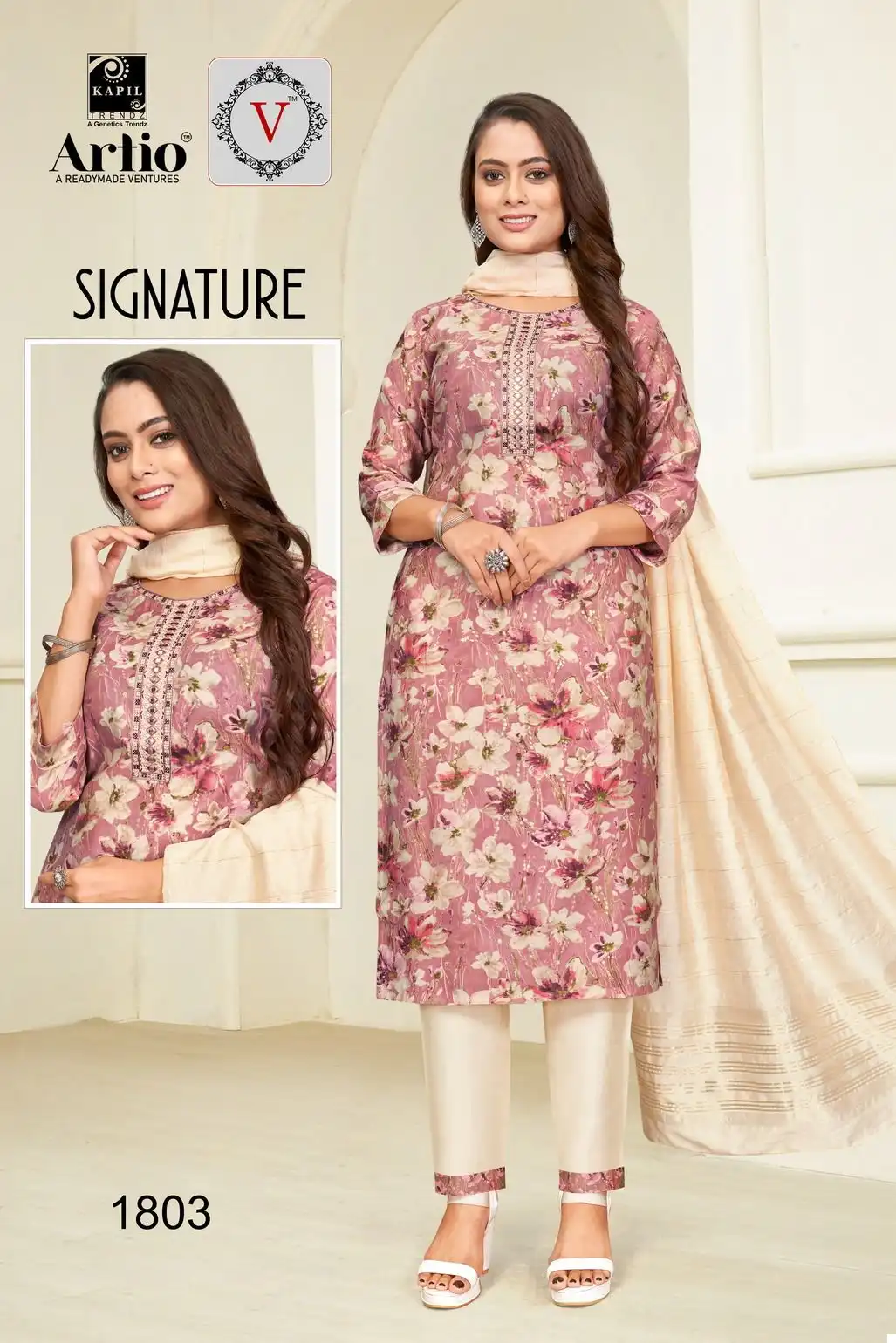 Kapil Trendz Signature Modal Print Wholesale Readymade Salwar Suit Catalog — Wholesale Salwar Suits, MPA wholesale from Surat - Gallery Image 10