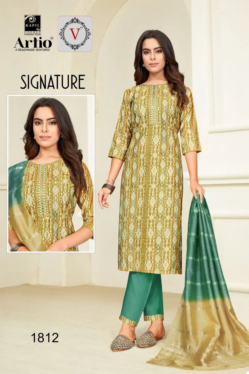 Kapil Trendz Signature Modal Print Wholesale Readymade Salwar Suit Catalog — Wholesale Salwar Suits, MPA wholesale from Surat - Gallery Image 13