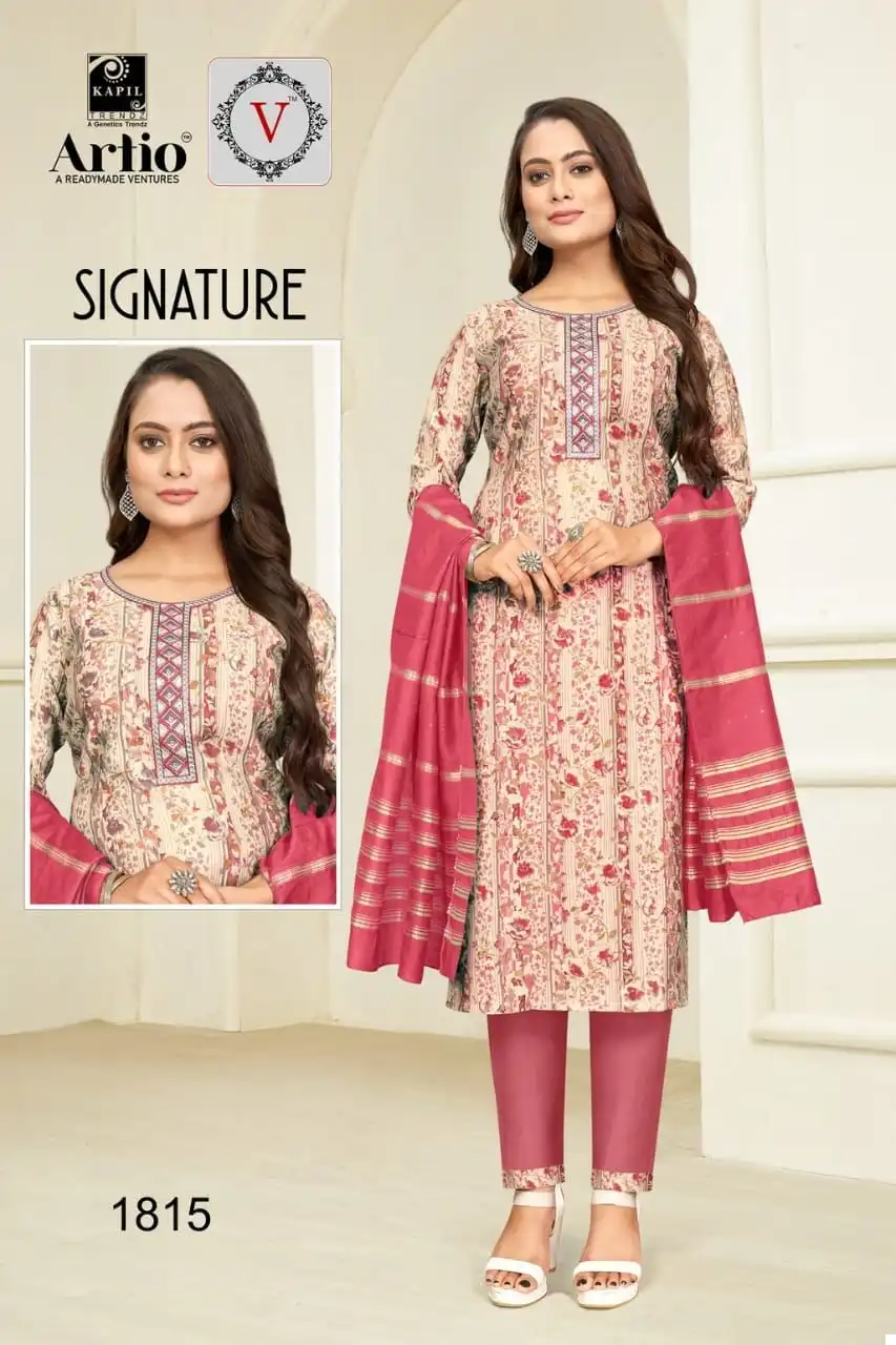 Kapil Trendz Signature Modal Print Wholesale Readymade Salwar Suit Catalog — Wholesale Salwar Suits, MPA wholesale from Surat - Gallery Image 14
