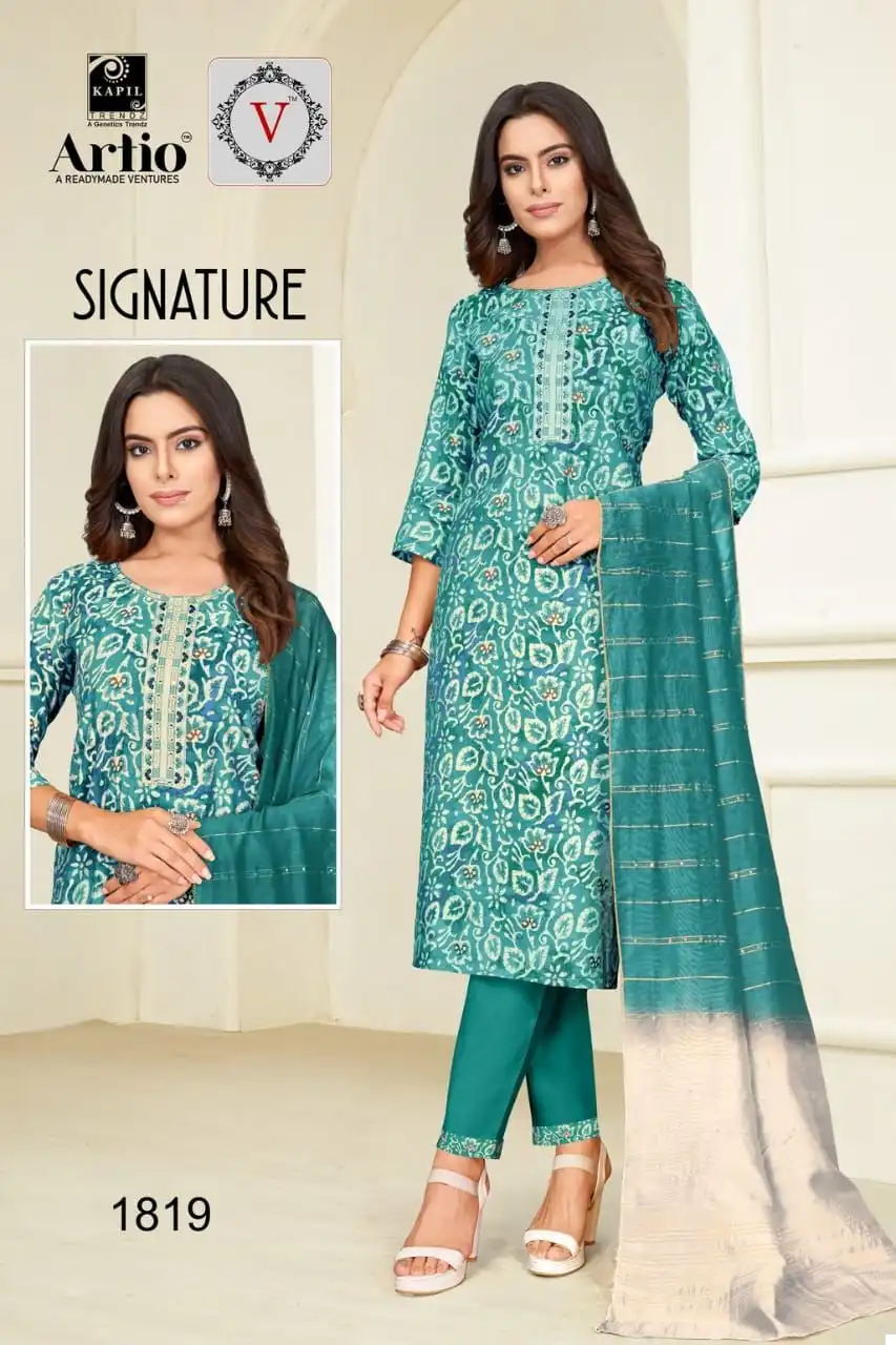 Kapil Trendz Signature Modal Print Wholesale Readymade Salwar Suit Catalog — Wholesale Salwar Suits, MPA wholesale from Surat - Gallery Image 17