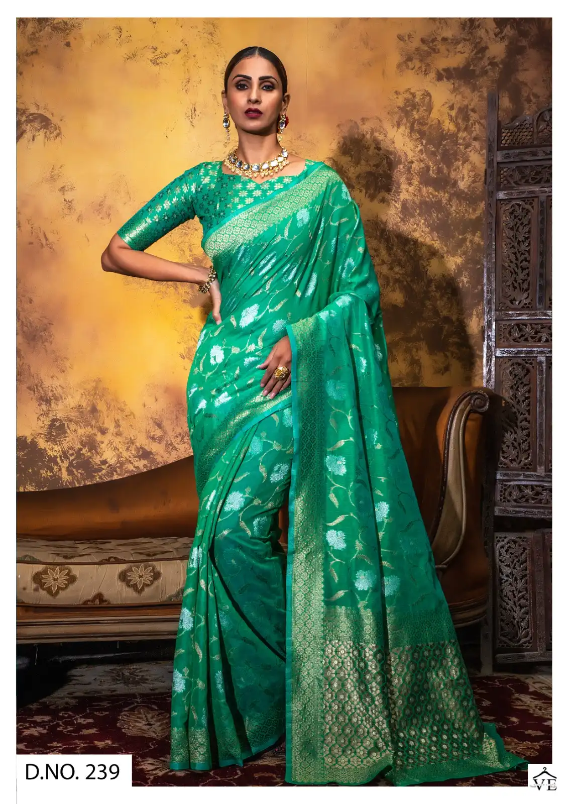 Pc Silki Vol 15 Span Cotton Wholesale Sarees — Wholesale Sarees, MPA wholesale from Surat — view 2