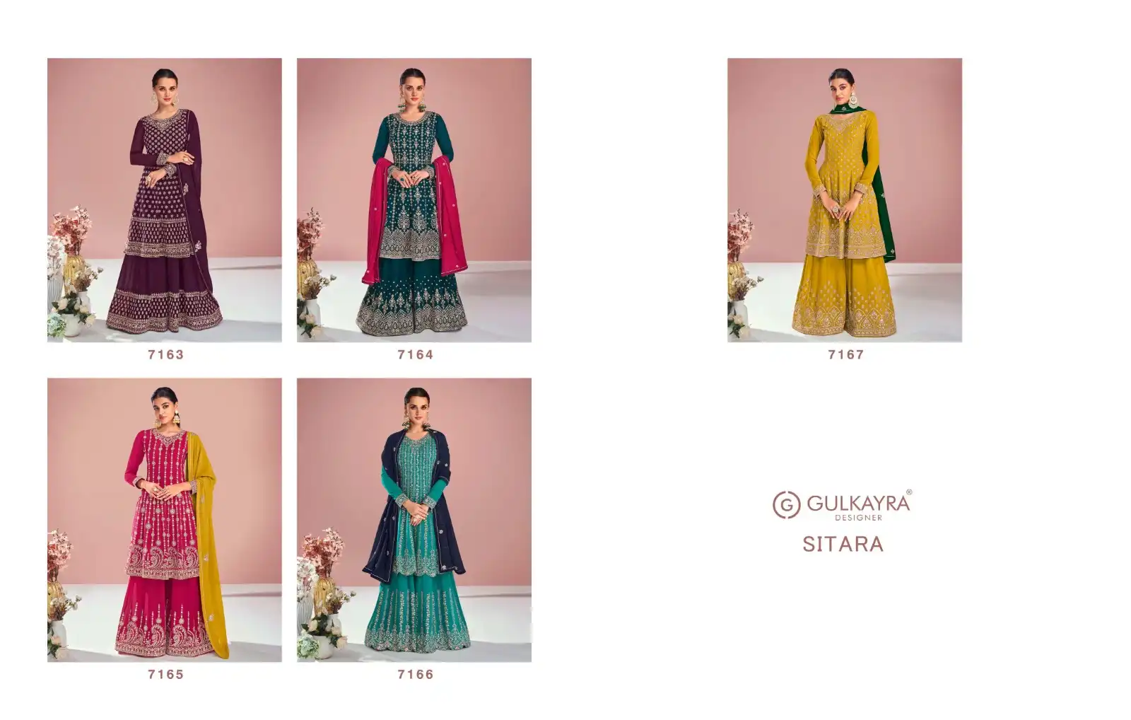Gulkayra Designer Sitara Real Georgette Wholesale Designer Salwar Suit Catalog — Wholesale Salwar Suits, MPA wholesale from Surat — view 6
